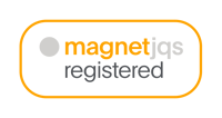 Magnet-Registered-badge-Outline